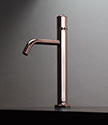 Art Deco Rose Gold Tall Basin Mixer (61RGC)