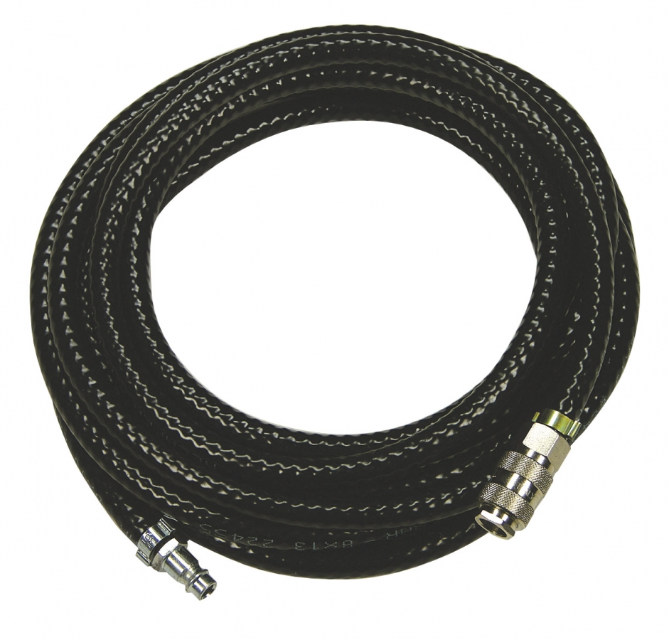 10m Rubber Air Hose With Series 25 Coupling