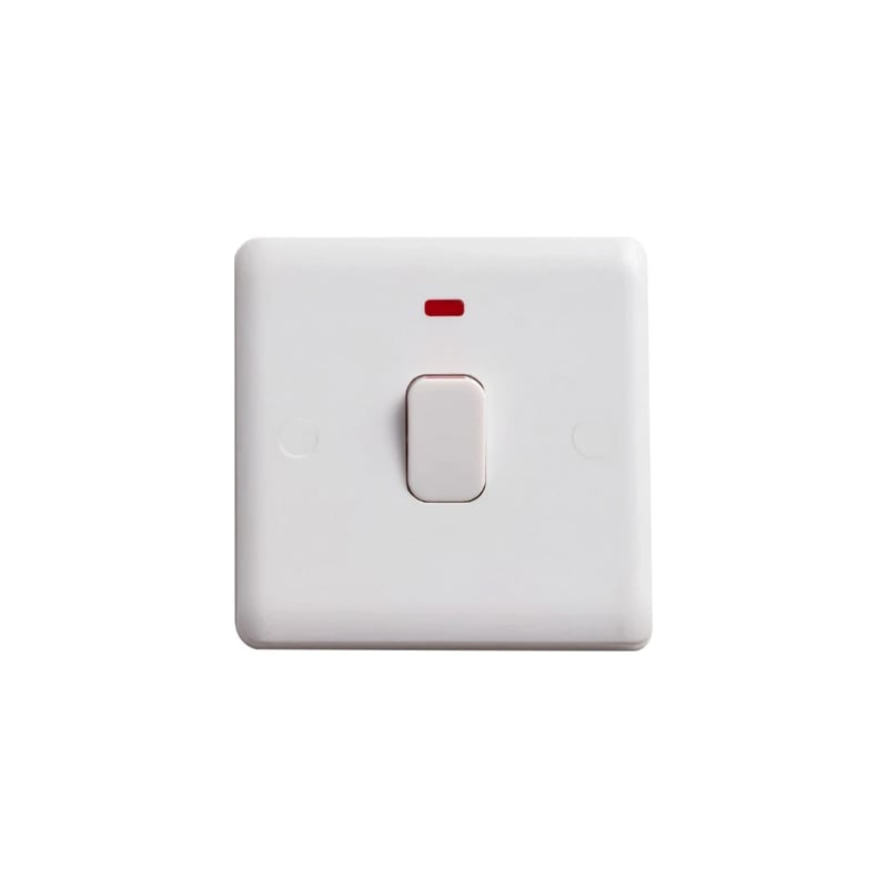 Deta Vimark Curve 20A DP Switch with Neon