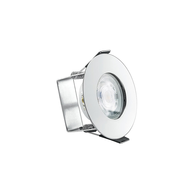 Integral EvoFire IP65 Downlight Chrome 2700K With Insulation Coverable