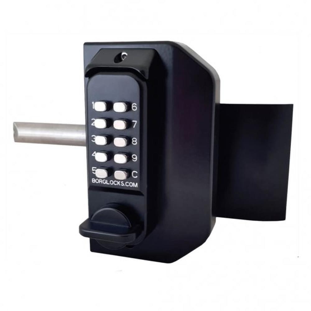 Mini Combination Gate Lock 3080 (Black)Combination One Side Push/Pull Pad Other