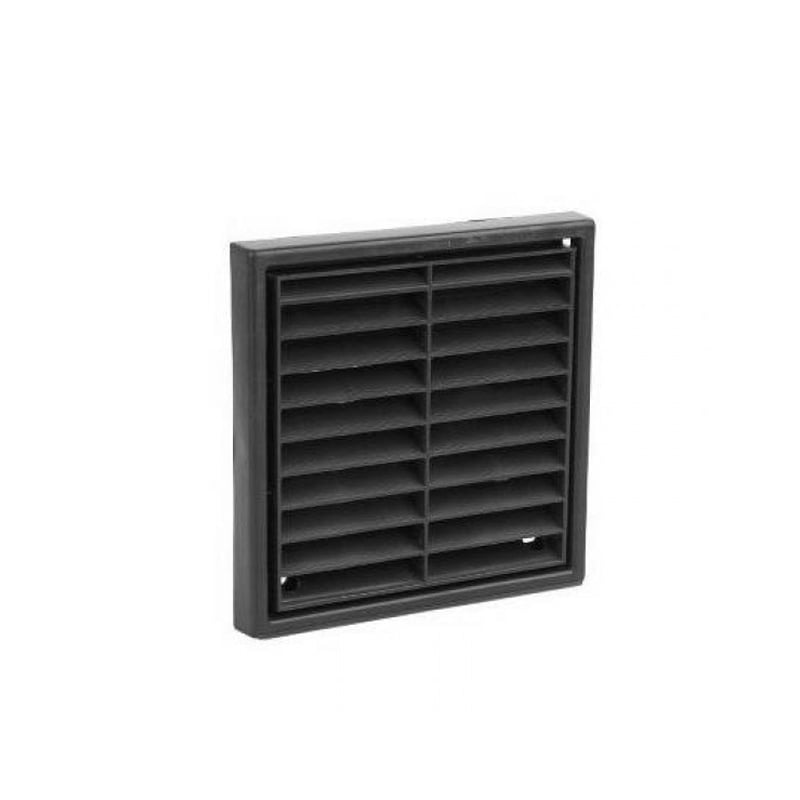 Manrose 150mm 6" Fixed Wall Grille Black