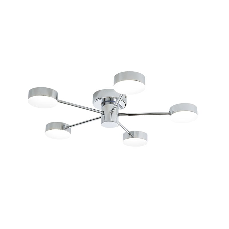 Forum Edessa LED Ceiling Light 5x5W Chrome