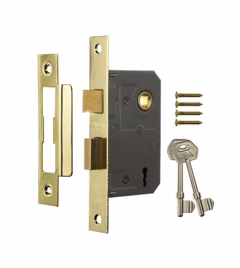 ERA 473-31 2.5" (64mm) 3 LEVER SASH PB