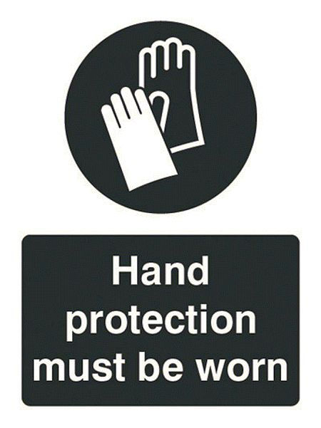 Hand protection must be worn