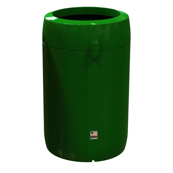 Viscount Open Litter Bin - Black