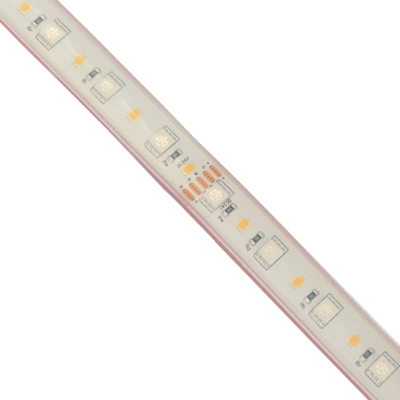 LED Strip Tape IP68 RGBWW 24V Colour Changing with Warm White