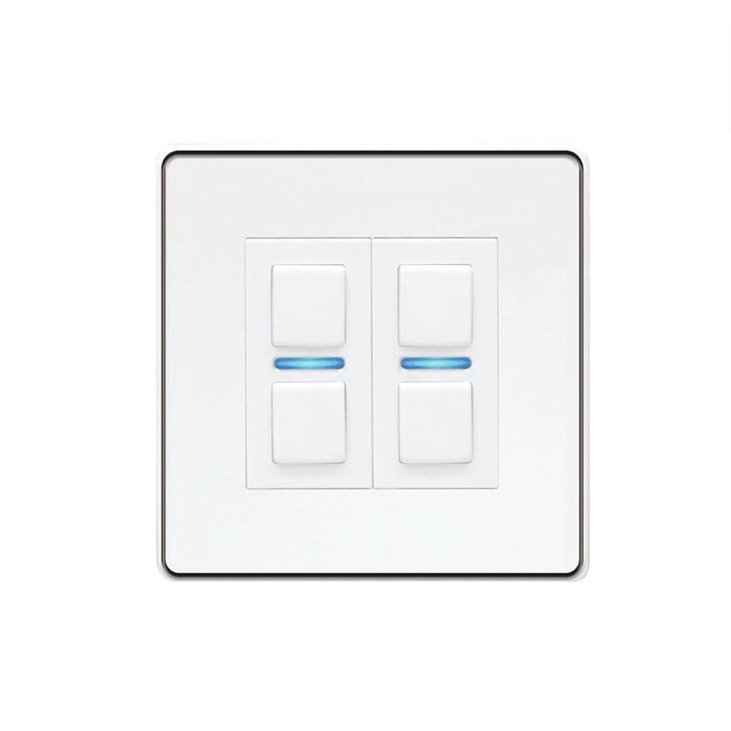 Lightwave RF Dimmer Switch Gen2 White Metal 2G