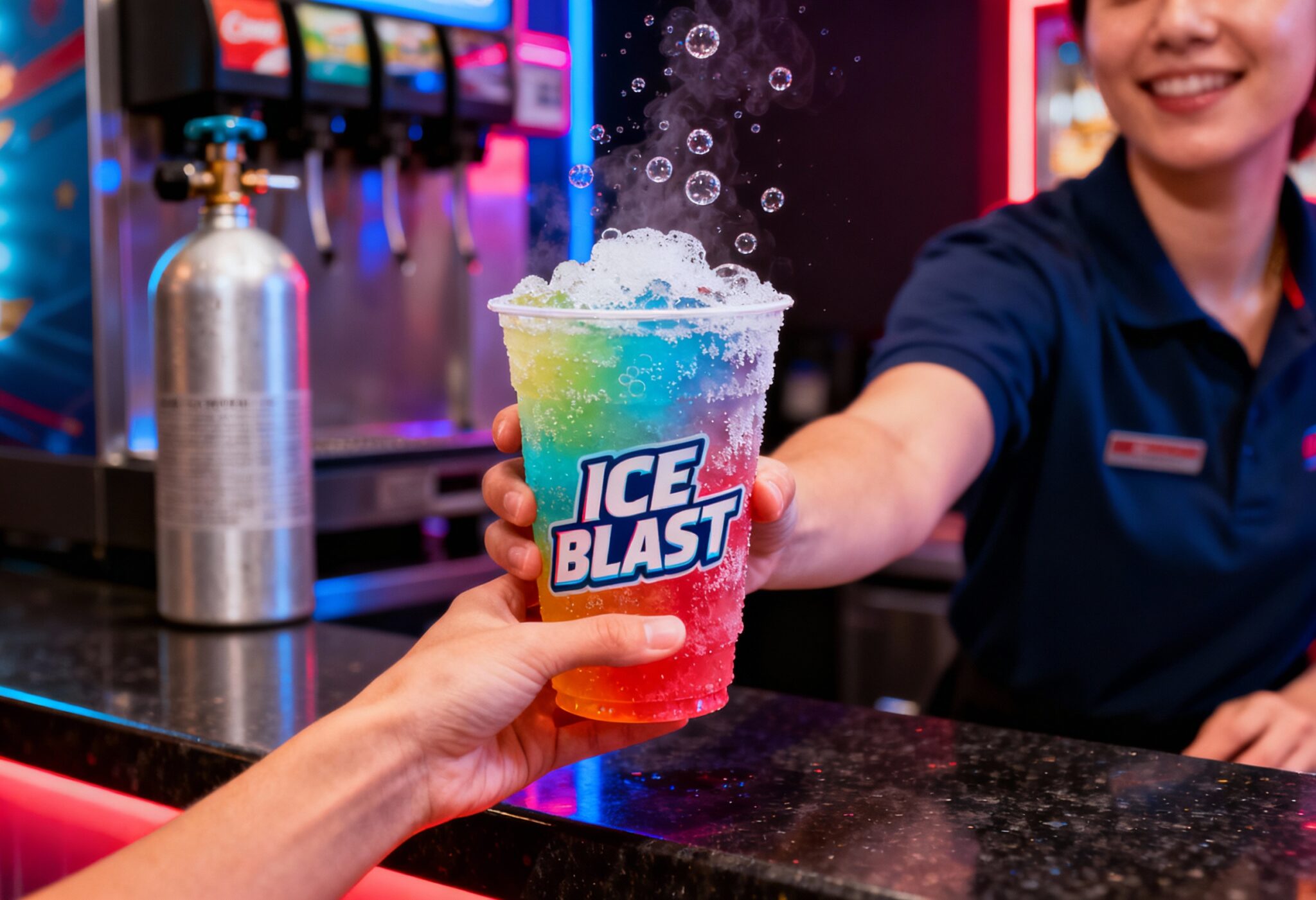 CO2 for Fanta, Coca Cola or Tango Ice Blast frozen drinks machines