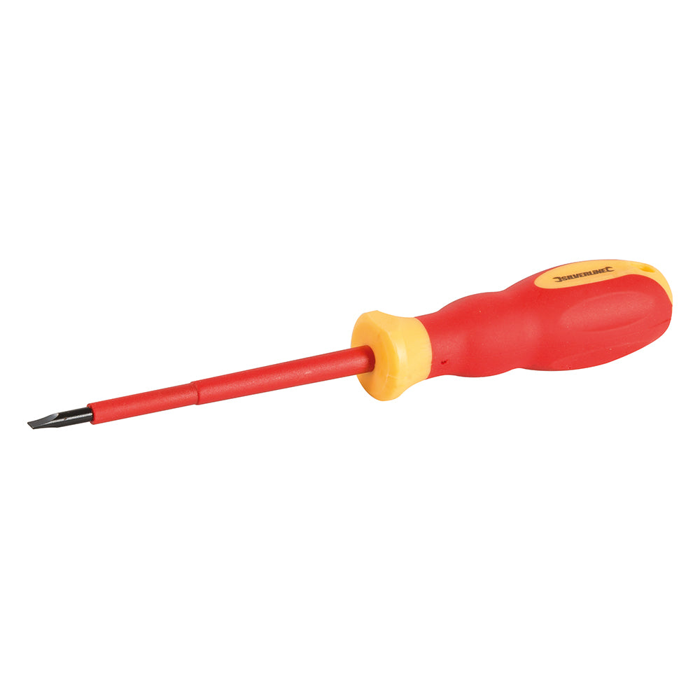 Silverline 716610 VDE Soft-Grip Electricians Screwdriver Slotted 0.8 x 4 x 100mm