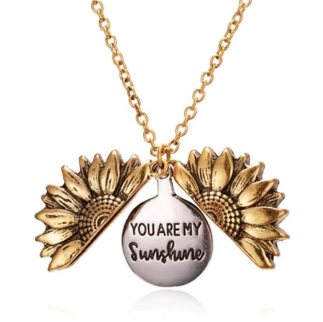 You Are My Sunshine - Sunflower Necklace