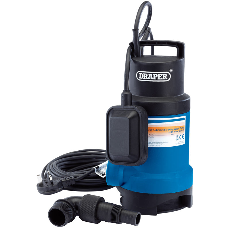 Draper 61621 Submersible Dirty Water Pump with Float Switch