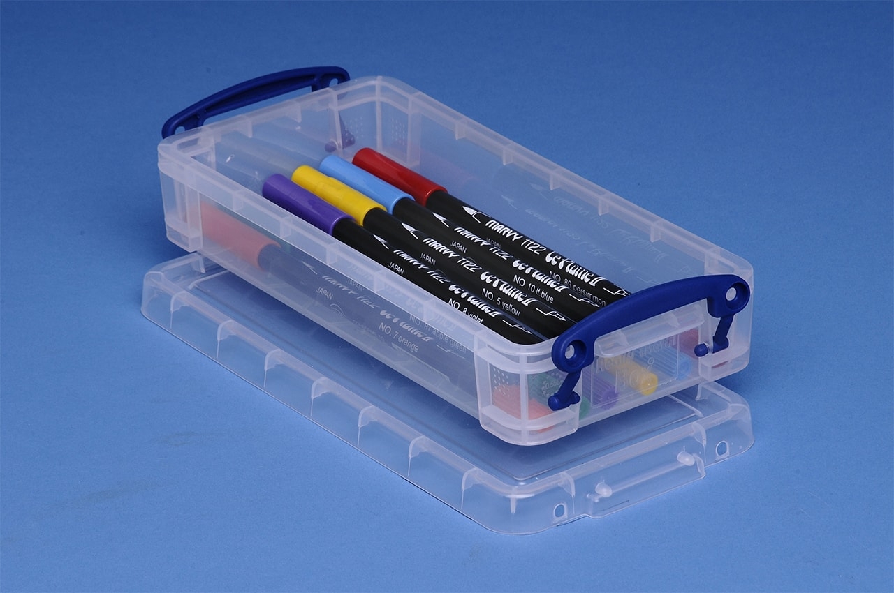 0.55 Litre Clear Really Useful Plastic Storage Box