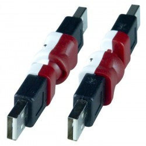 USB 2.0 Type A Flexible Gender Changer, Male to Male