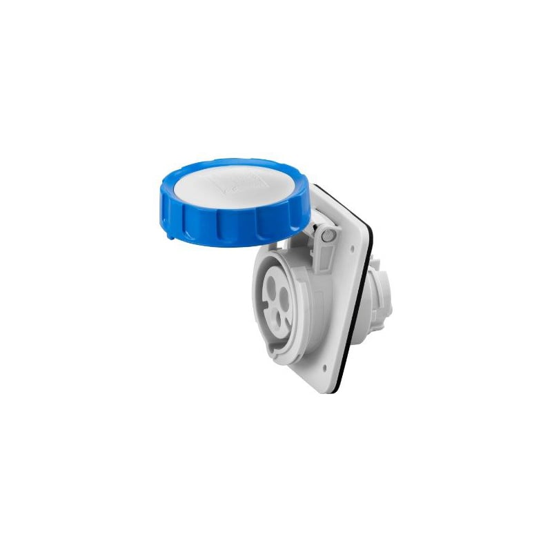 Gewiss Mounting Socket Outlet IP67 2P+E 16A 230V Blue