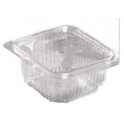 375cc Square Salad Container Crystal - V375'' cased 1000 For Restaurants