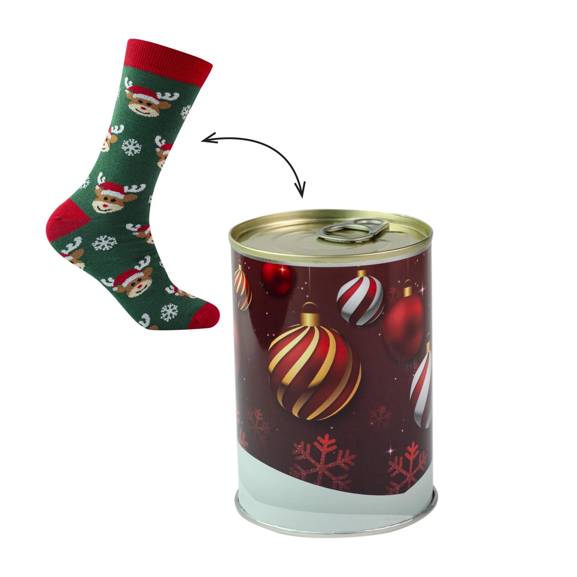 Socks in tins