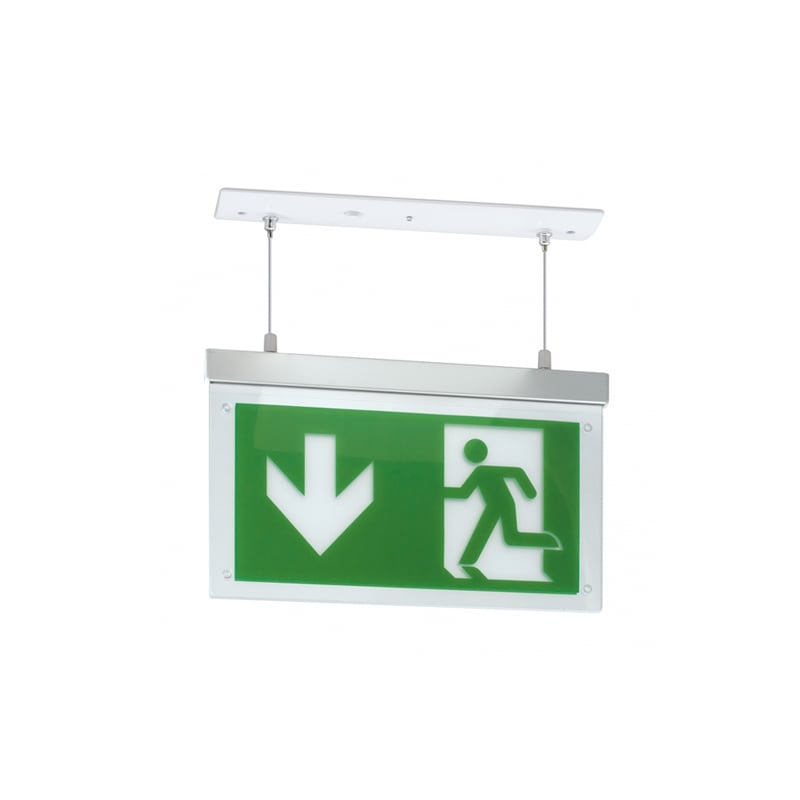 JCC Recessed Suspended Exit Blade Without Legend