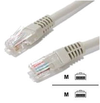 KVMC-UTP-RJ45-03 UTP cable with RJ45 connector, 3metres