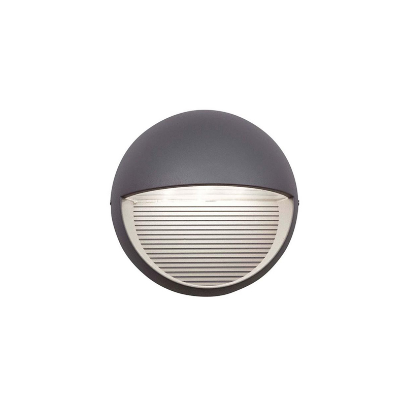 Ansell Kappa 3000K LED Wall Light Silver Grey