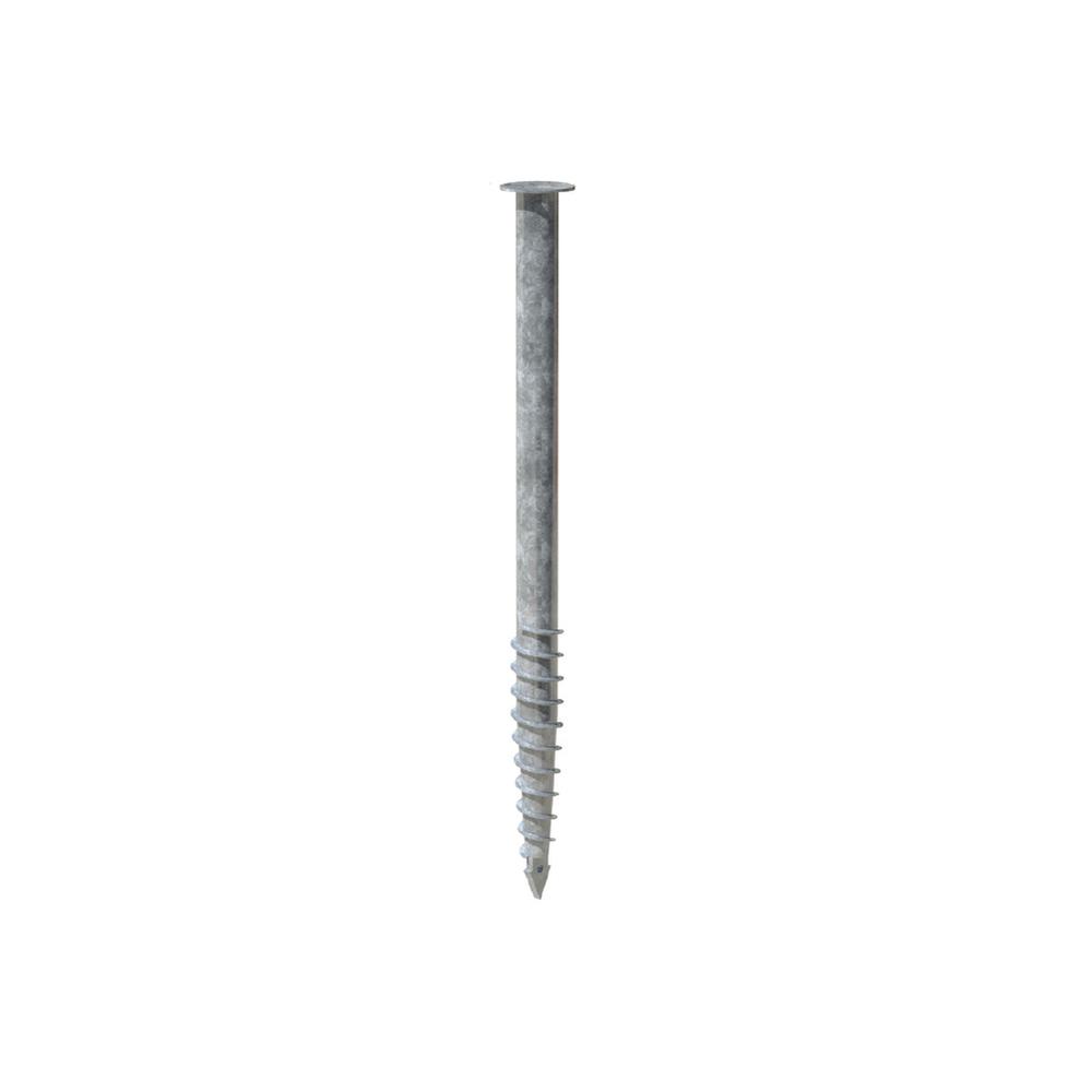 Ground Screw - F200 - 2050 x 76mm Galvanised Steel to DIN ISO 1461 