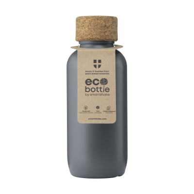 ECOBOTTLE 650 ML PLANT BASED - MADE in the EU in Dark Grey.