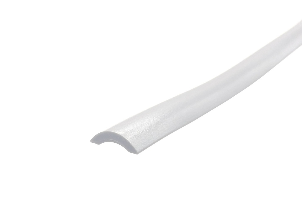 White Screw Cover Strip Herzim Trim - 12.3mm Wide
