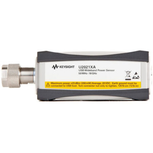 Keysight U2021XA/100/U2000A-301 USB Peak and Average Power Sensor, 50 MHz to 18 GHz