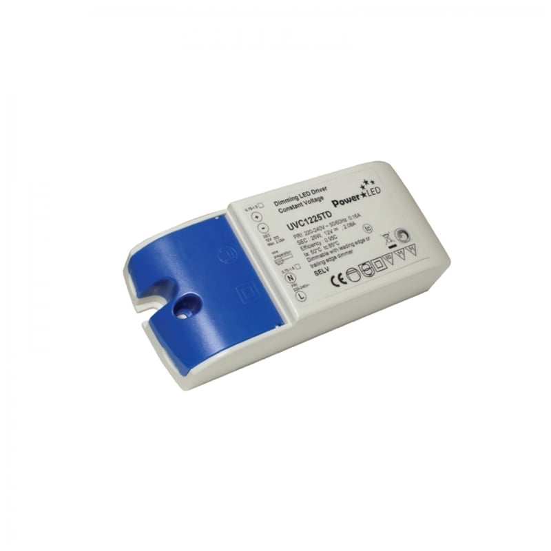 PowerLED Triac Dimmable LED Driver 25W 12V DC