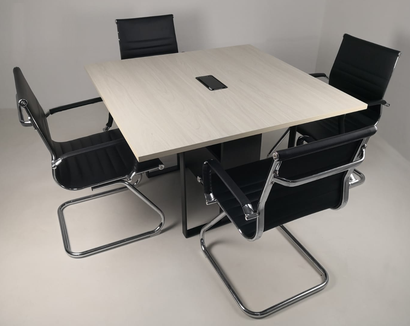 Providers Of Executive Modular Meeting Room Boardroom Table Light Ash Huddersfield