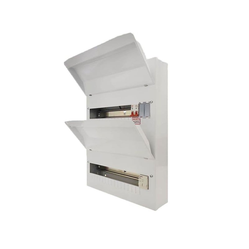 FuseBox Consumer Unit with 22 Useable Ways 100A Main Switch