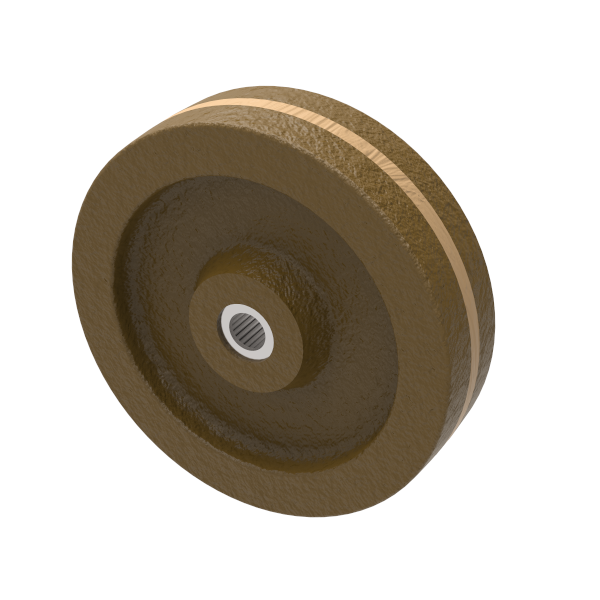 Phenolic 100mm Plain Bearing Wheel 150kg Load