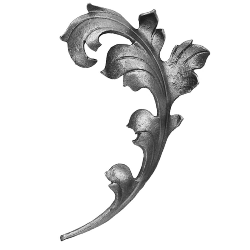 Cast Steel Leaf 150 x 250 x 16 x 6mm Stem