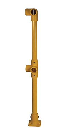 Easy to Install Yellow GRP Corner Post