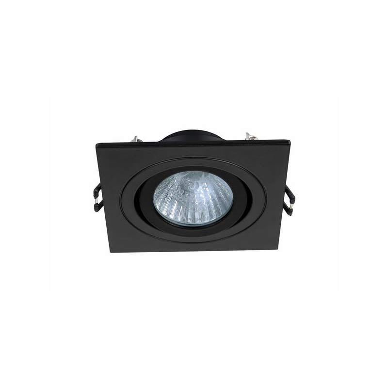 Forum Spa Cali GU10 Tiltable Downlight Square Matt Black