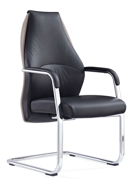 Providers Of Mien High Back Bonded Black Leather Cantilever Visitors Chair