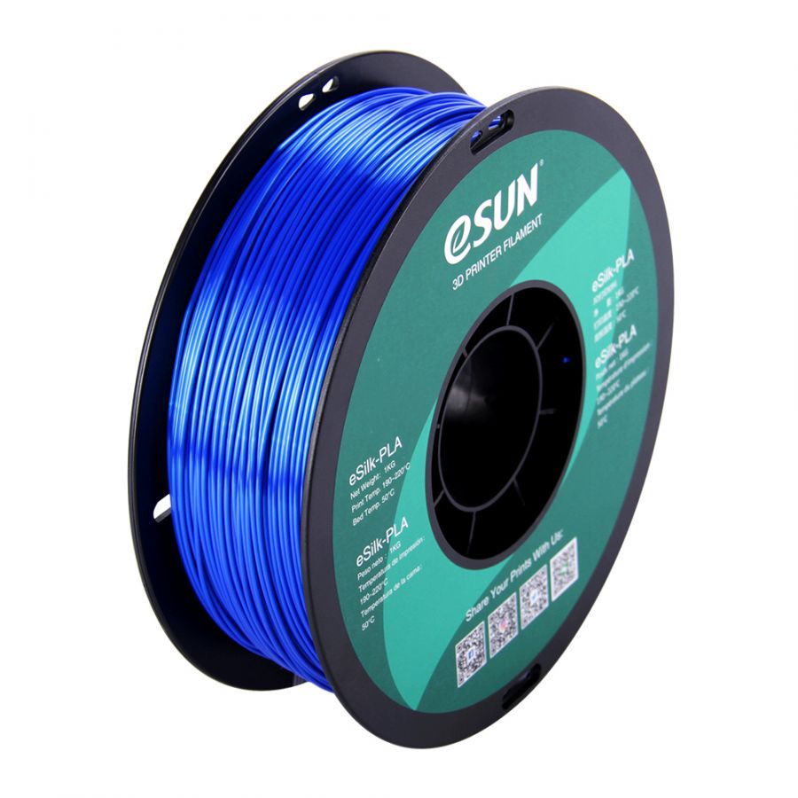 eSUN PLA Blue Silk 1.75mm 1Kg 3D Printing filament