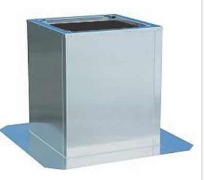 FDS-L 355/400 flat roof socket (L=large version) from seawater resistant aluminium. Supplied ready for assembly with insulation up to 100°C.