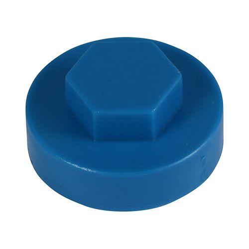 TIMco 16mm Dia Solent Blue Push-On Cover Cap