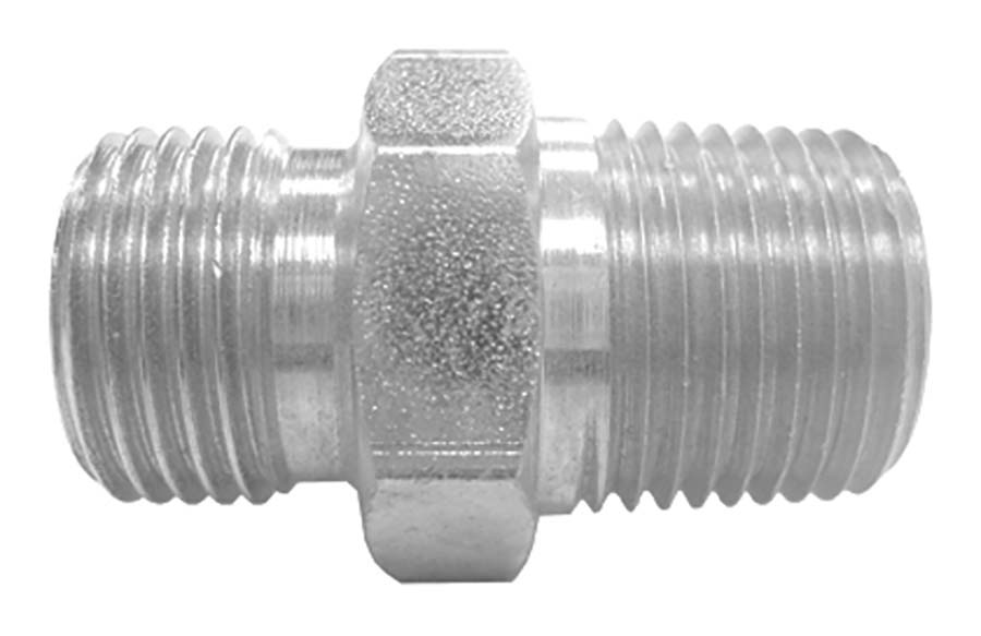 BURNETT & HILLMAN Straight Adaptor &#45; BSPP Male 60&#176; Cone &#47; BSPT Male