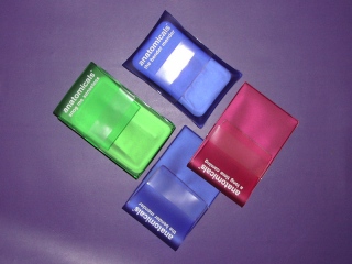 Translucent Colour pvc wallets