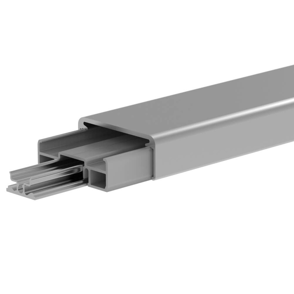 Marano 62 x 25mm Rect. Handrail L 3.0m Aluminium Satin Anodised Finish