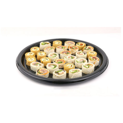 DSR12 - Round Black Buffet Tray - 12'' - Cased 50