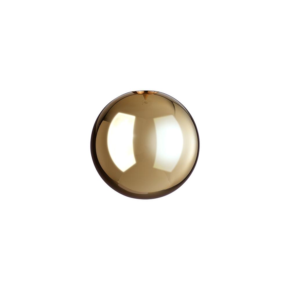 Luxuria Apex 150mm Round Gold With Inner Frosted Globe (G) Glass Shade