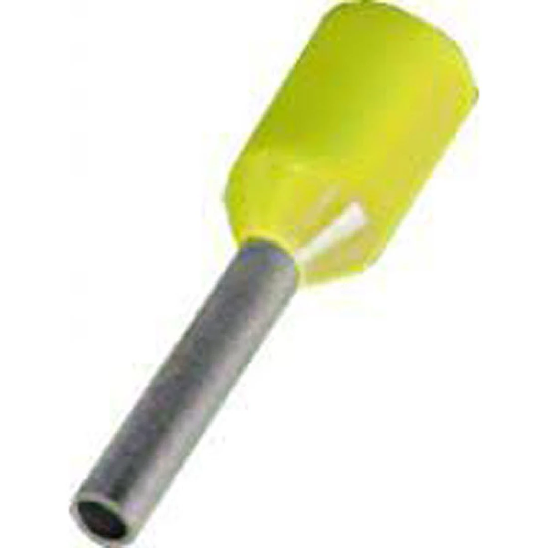 BOOTLACE FERRULE 1MM YELLOW 8MM LONG (PACK OF 100)