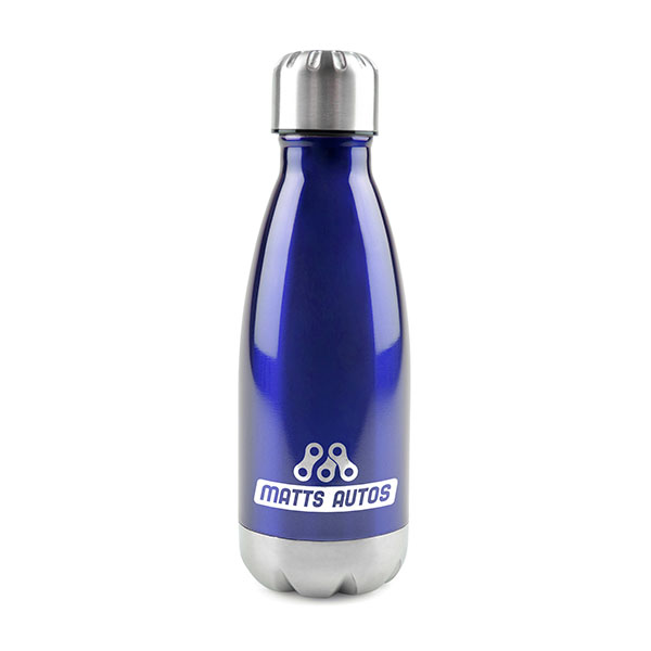 Ashford Coloured Stainless Steel Drinks Bottle - Spot Colour