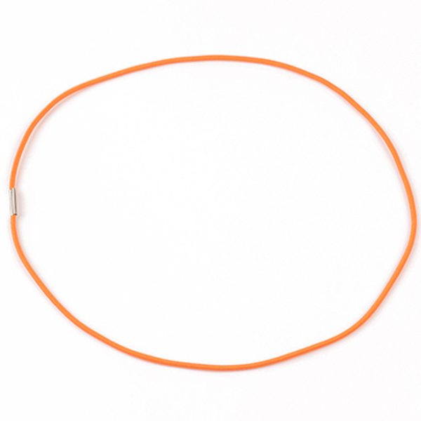 9903 Orange Elastic Loop with Clasp