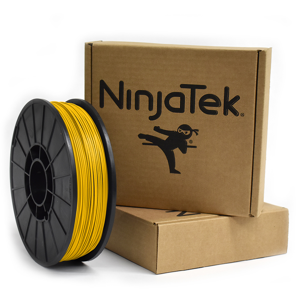 NinjaFlex 85A TPU Yellow Sun 1.75mm Flexible 3D Printer Filament 500gms