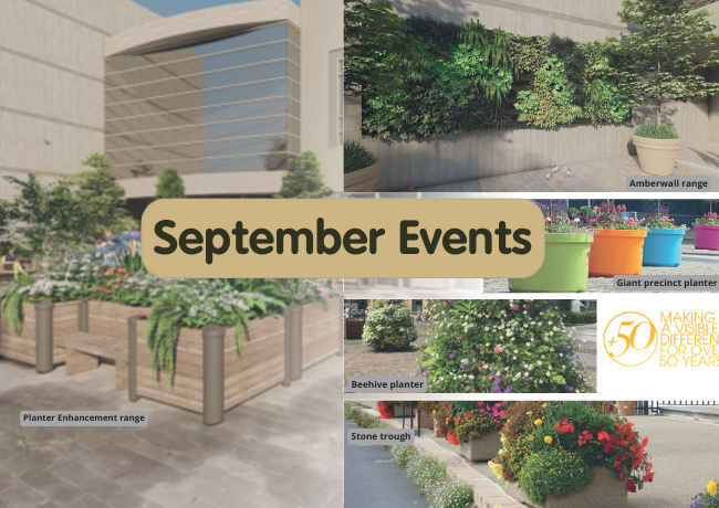 Events showcasing Amberol&rsquo;s products in September