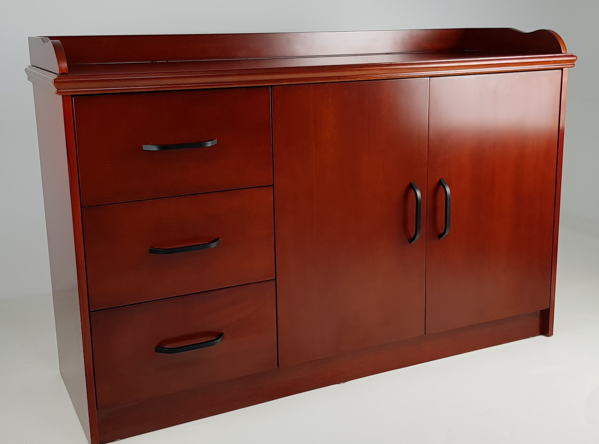 Specialising In Mahogany Real Wood Veneer Cupboard - 2K01-Mahogany UK